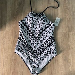 One piece bathing suit